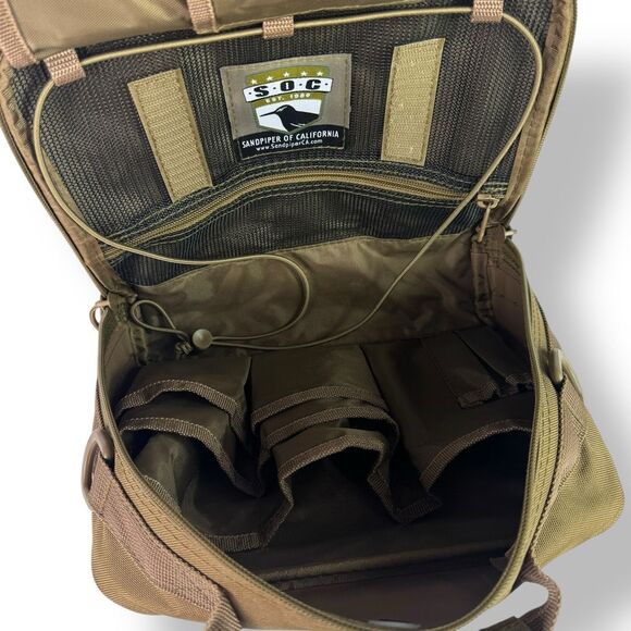 Sandpiper of California SOC Hanging Toiletry Bag Tactical Military Coyote Brown - Picture 11 of 12